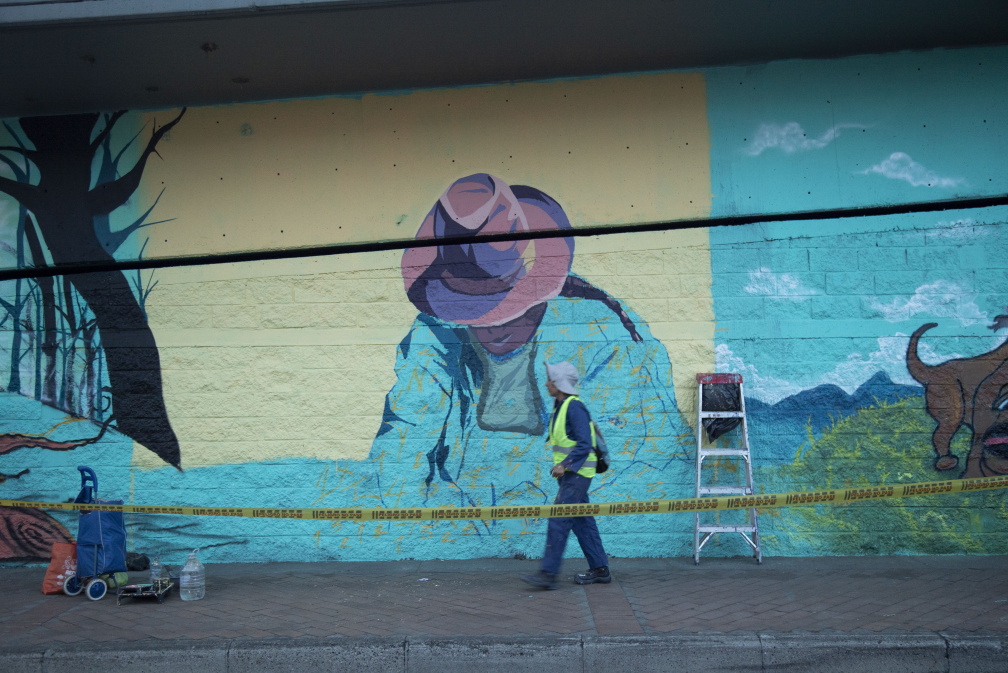Arte Urbano  de una campesina