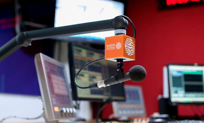 Micrófono de la Radio Nacional