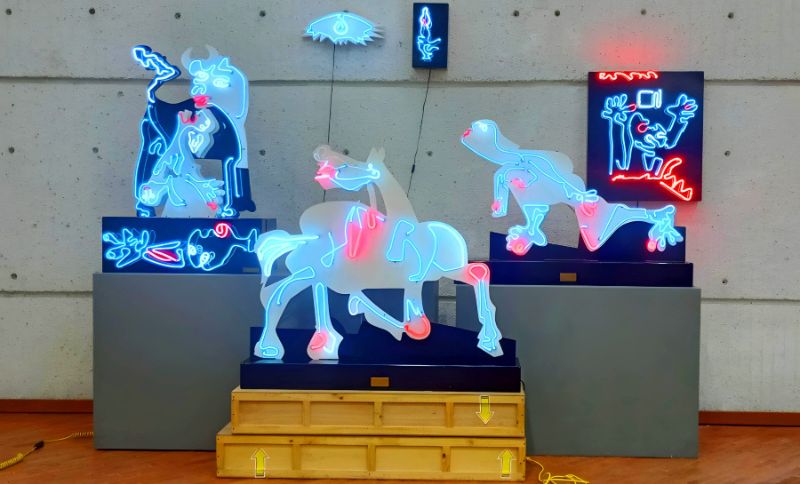 Muestra de la exposición 'A la luz de Guernica'