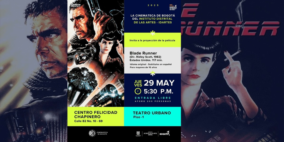 Afiche de la película Blade Runner.