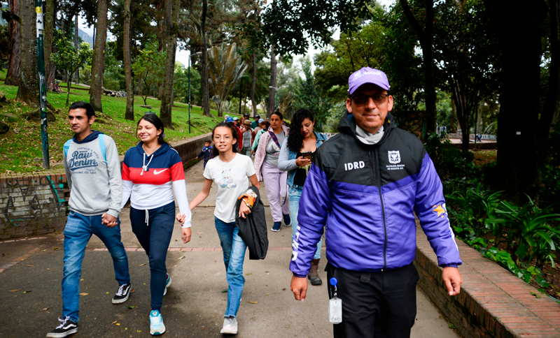 Caminata por el centro histórico de Bogotá