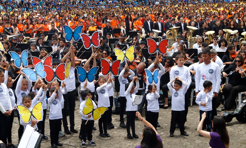 Cantata colombiana por la paz del mundo 