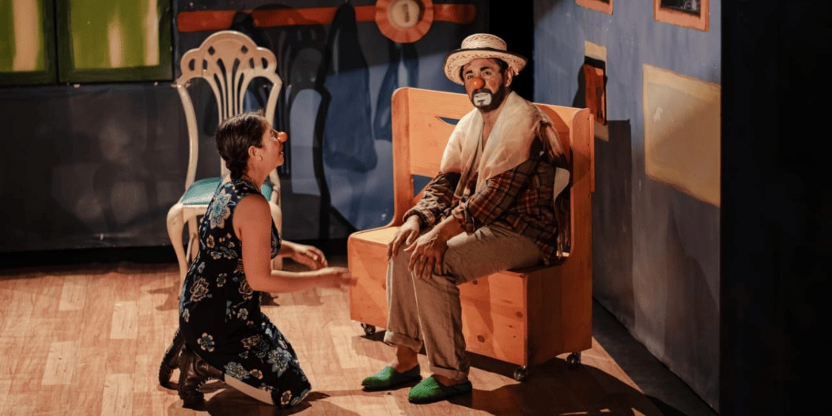 Escena de la obra Él, Eso y Ella.