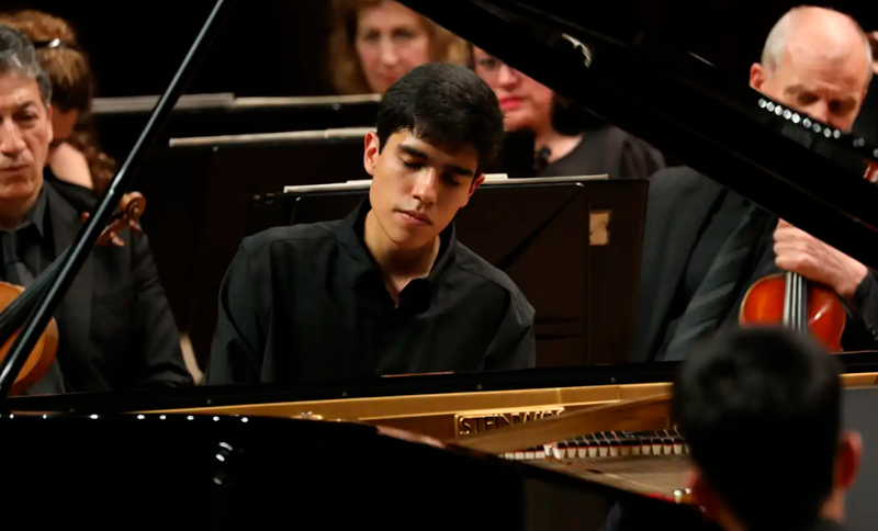 Daniel Díaz Padilla, un talento joven para el piano
