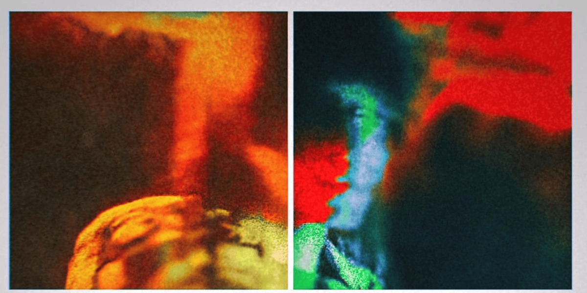 Imagen abstracta de colores.