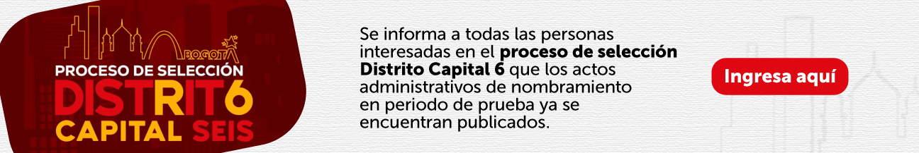 Distrito 6 actos administrativos