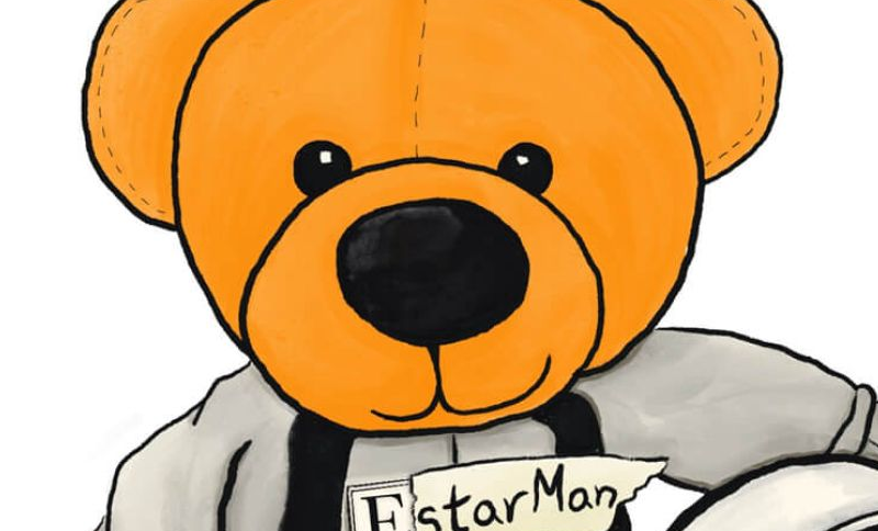 Ilustración de un oso de peluche