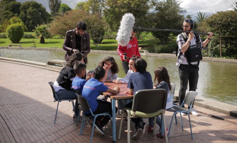 Grabación programa Eureka en la Biblioteca Virgilio Barco