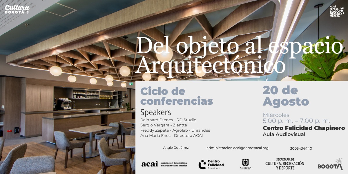 Poster sobre conferencia de ACAI.