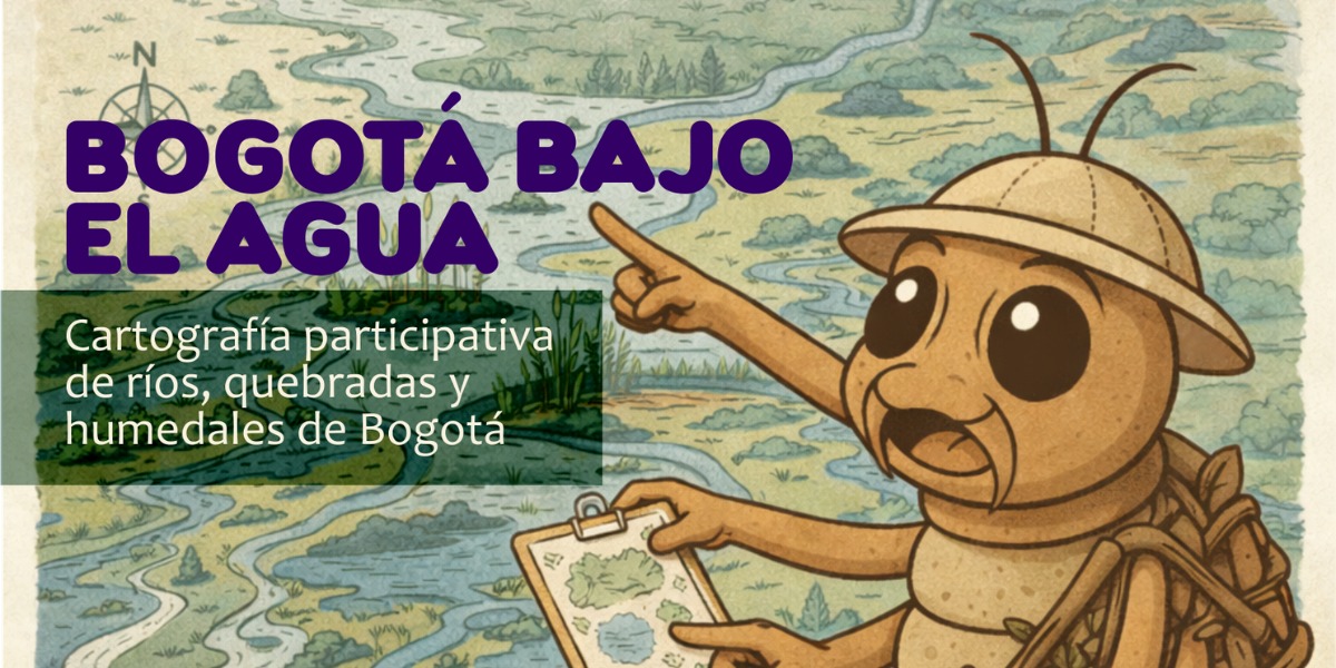 Afiche de Bogotá bajo el agua.