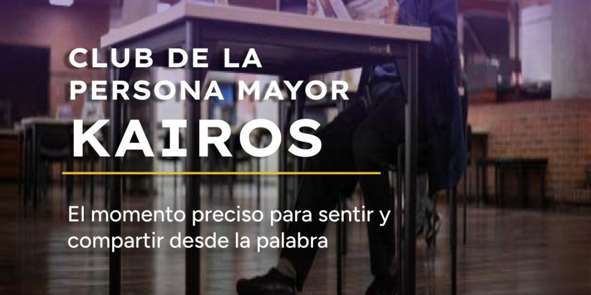 Afiche club de personas mayores.