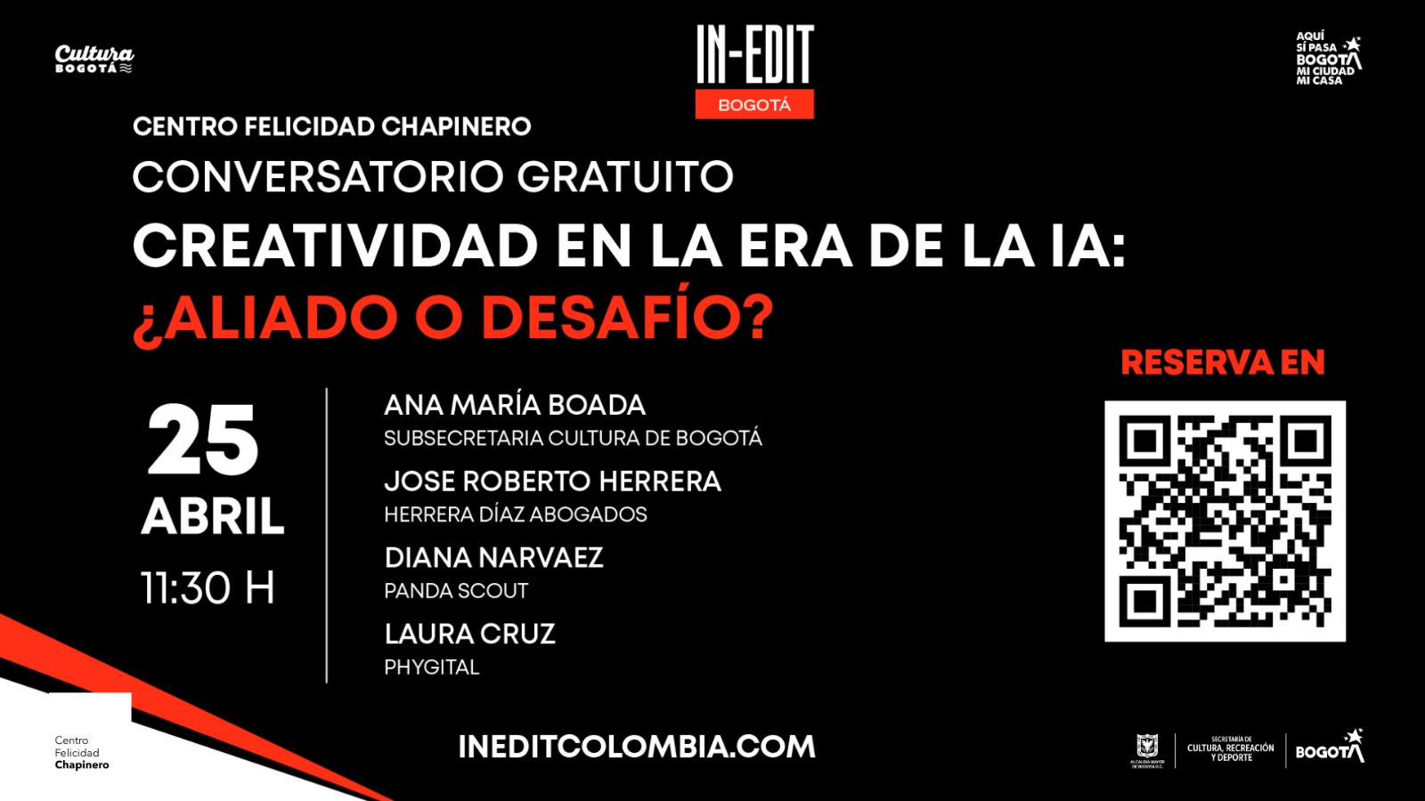 Afiche del conservatorio Creatividad en la era la la IA: ¿Aliado o desafío?