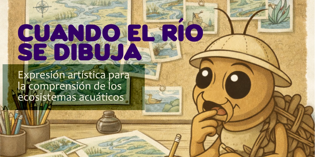 Afiche de cuando el río se dibuja.