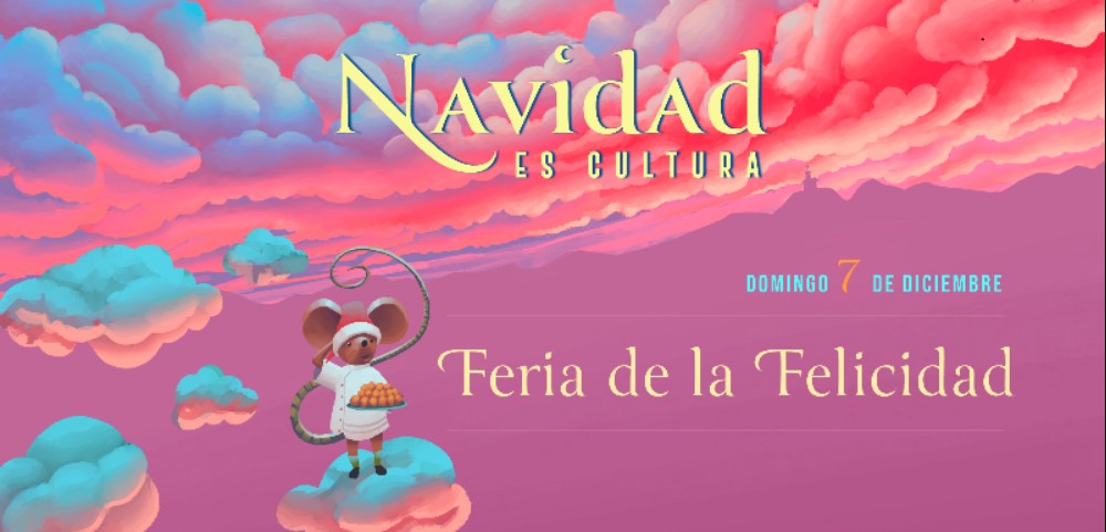 Afiche feria de la felicidad.