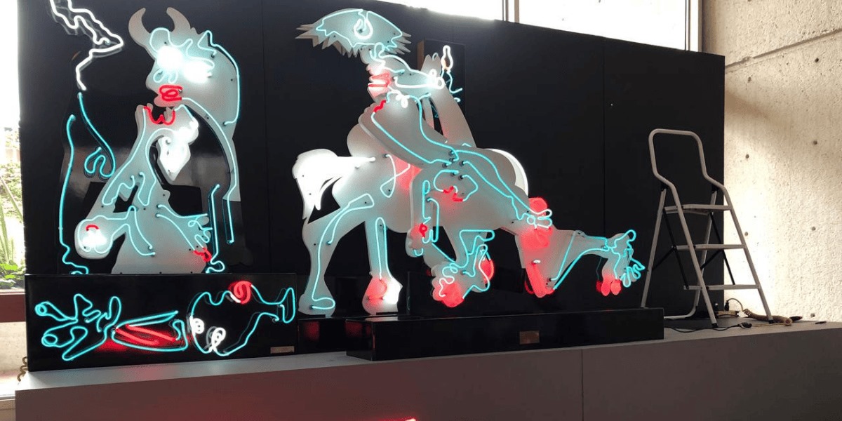 Foto del Guernica reinterpretado.