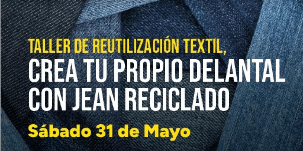 Imagen del afiche de reutilización textil.
