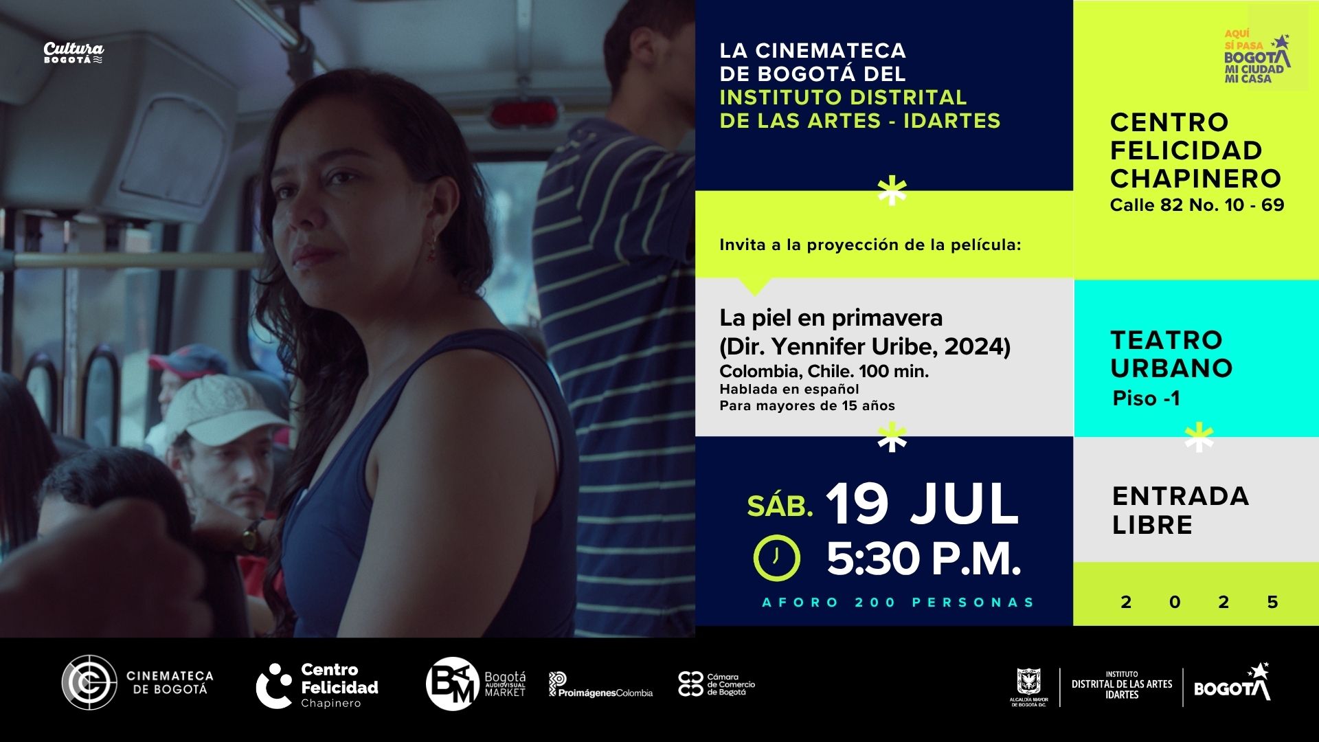 Poster promocional de La piel en primavera.