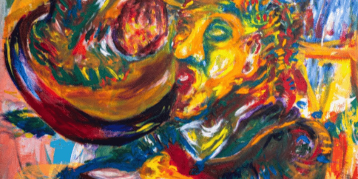 Pintura de la exposición Malhecho.
