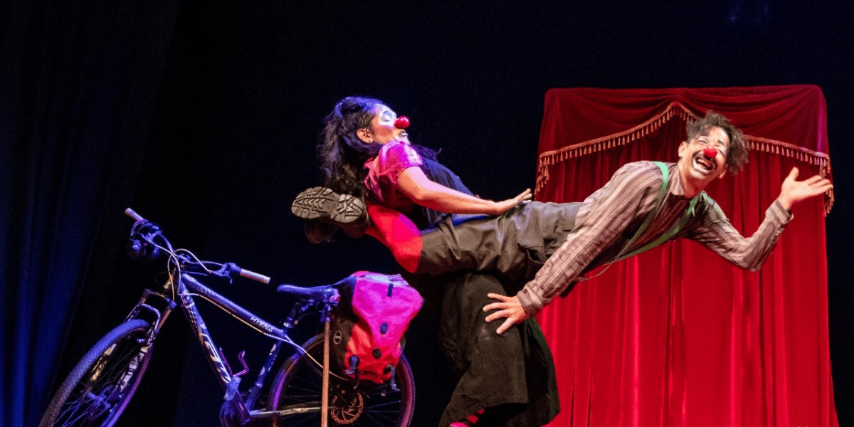 Imagen de la obra de teatro circense.