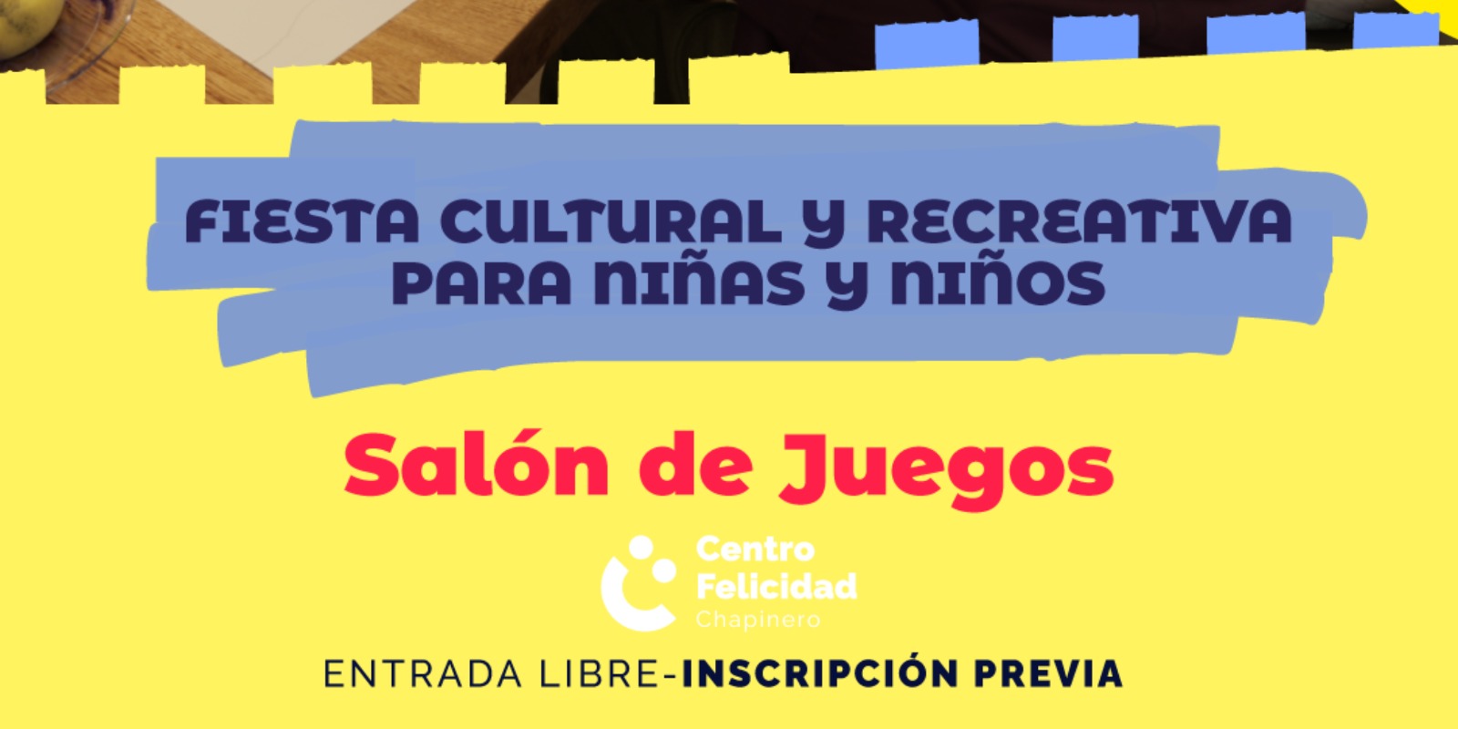 Afiche de salón de juegos.