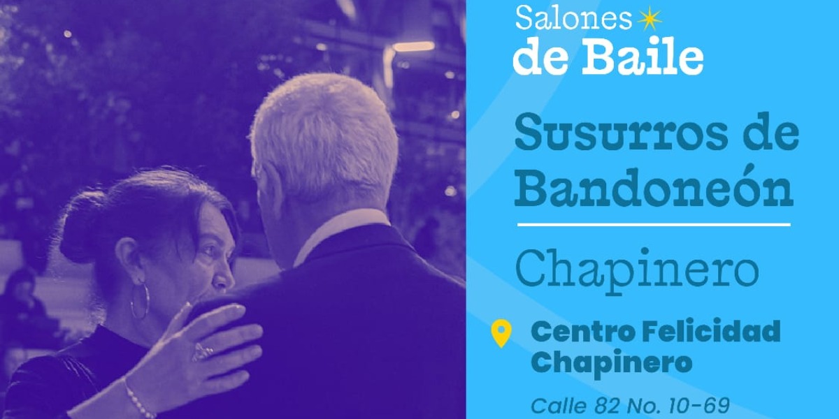 Afiche salones de baile: bandoneón.
