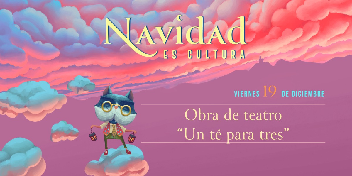 Afiche té para tres.