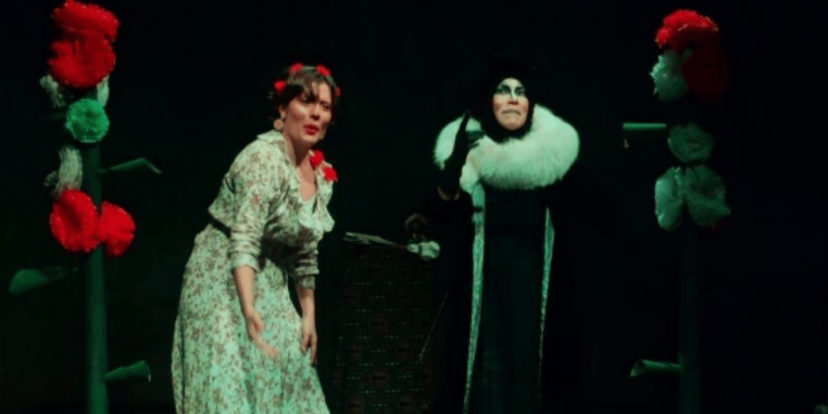 Escena de Francisca y la Muerte.