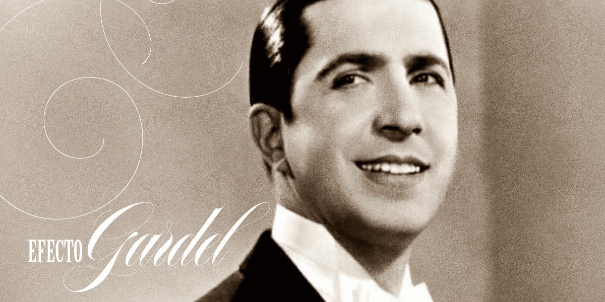 Imagen de Carlos Gardel.