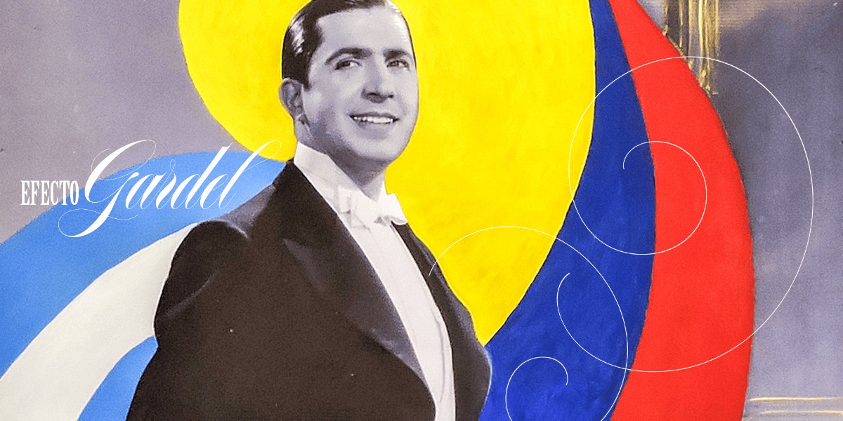 Poster de Carlos Gardel.