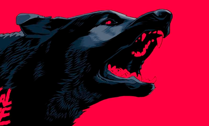 Ilustración de un lobo