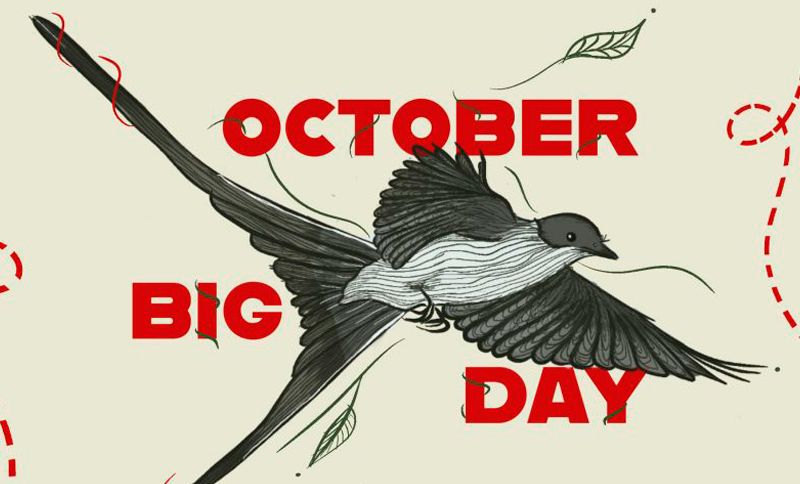 October Big Day en Usme - dibujo de un ave
