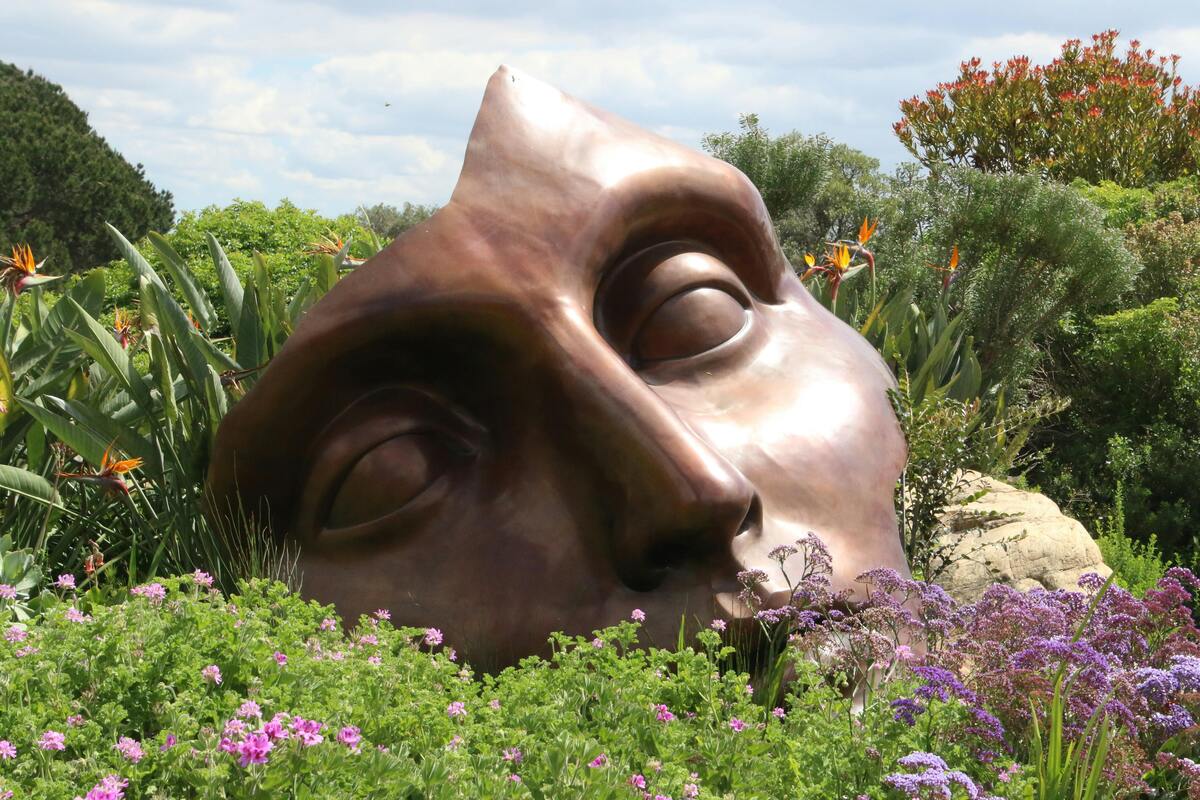 Foto de una escultura