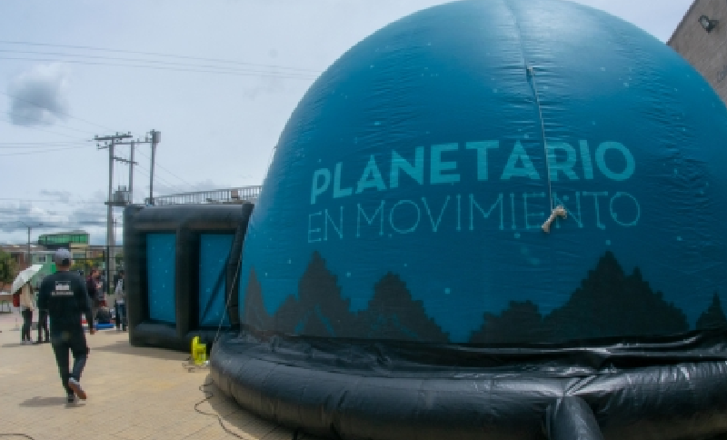 Imágen del Planetario móvil al aire libre