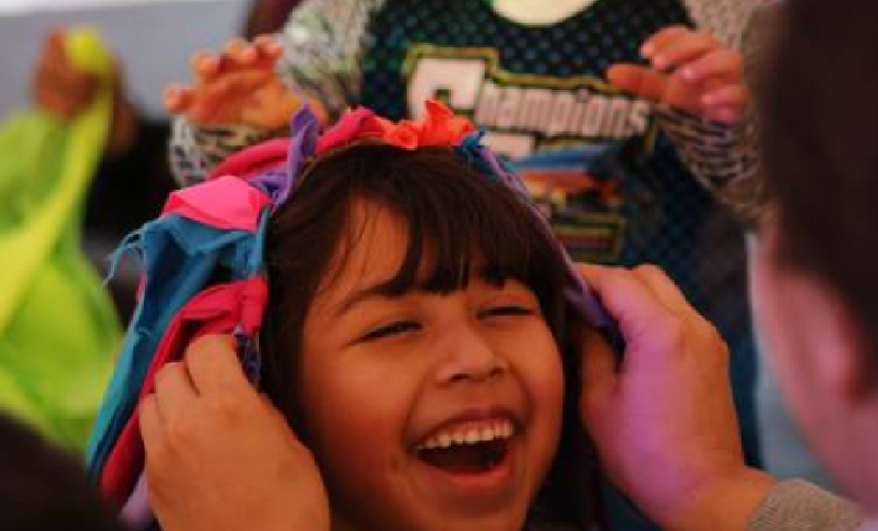 Niña sonriendo