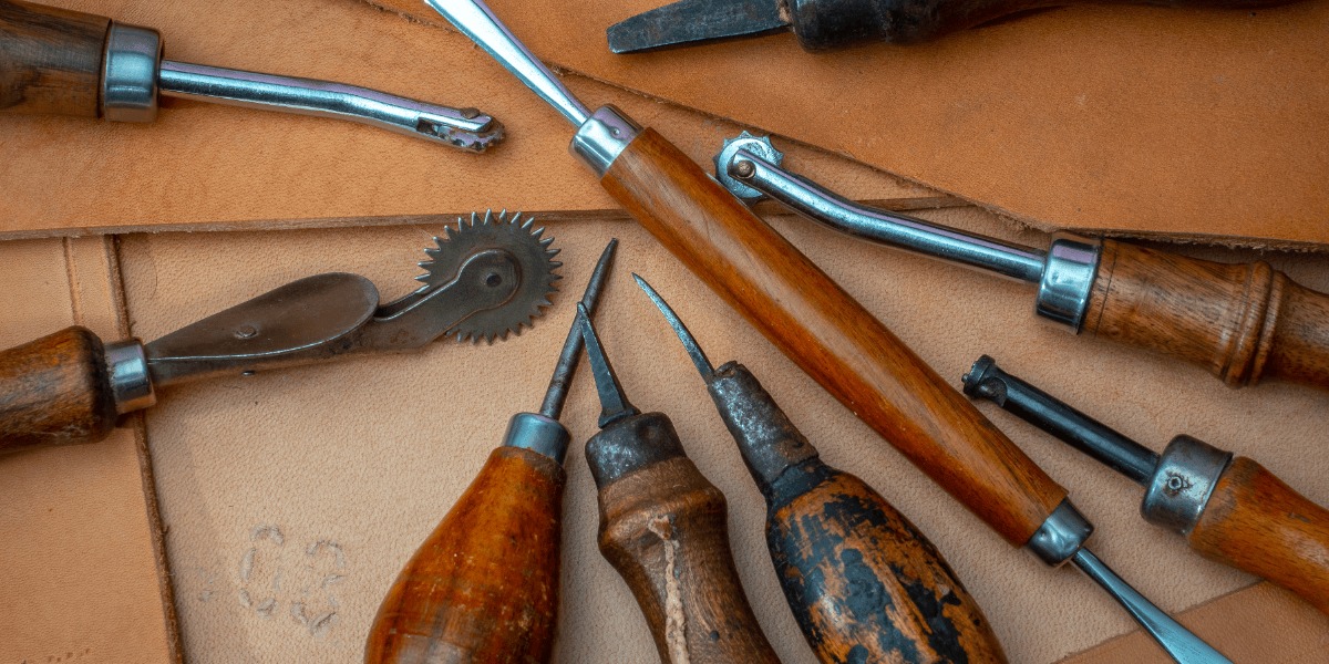 Herramientas para talabartería.