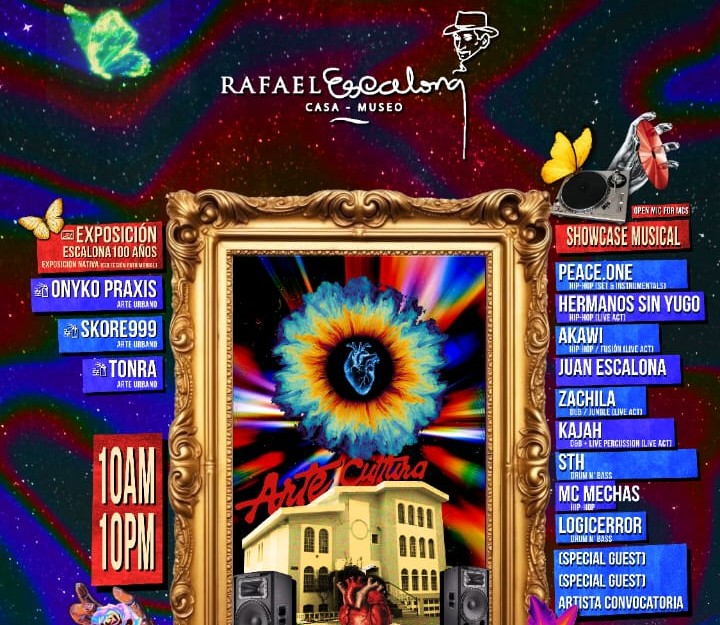 poster de invitación a evento cultural