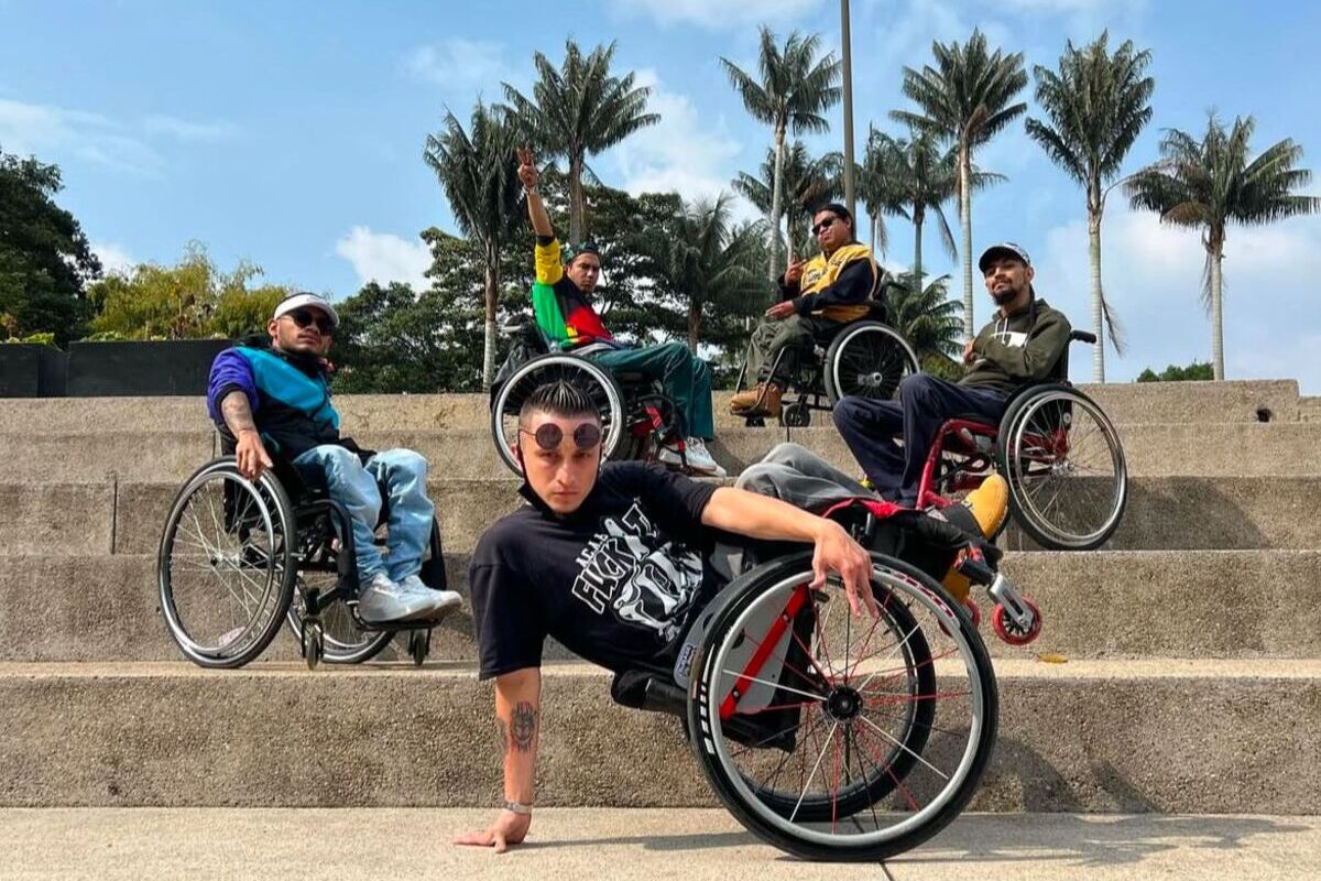 personas con discapacidad en bicicleta