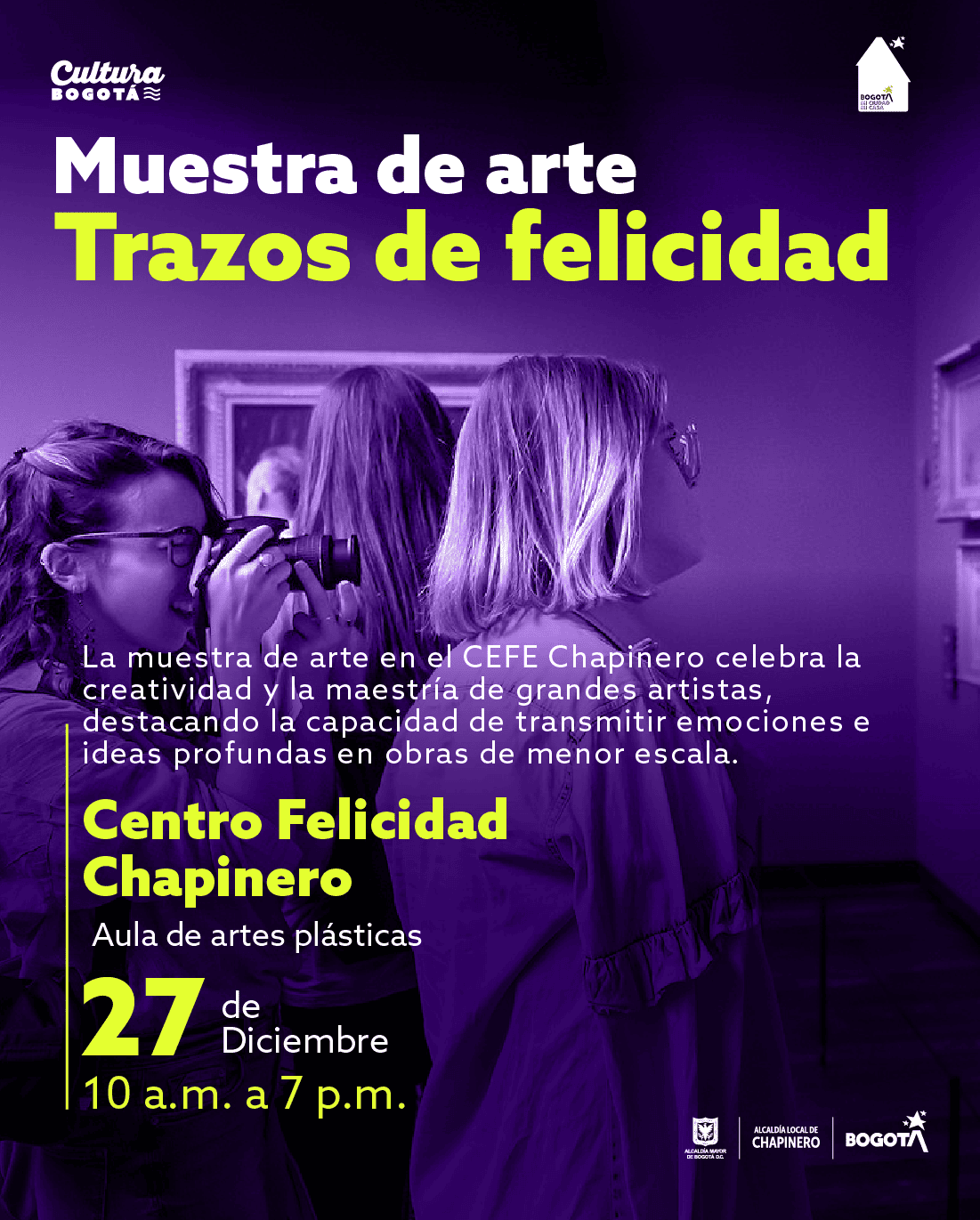 Muestra de arte en CEFE CHAPINERO