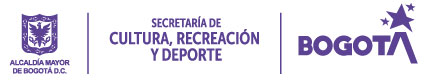 Logo Secretaría de Cultura, Recreación y Deporte