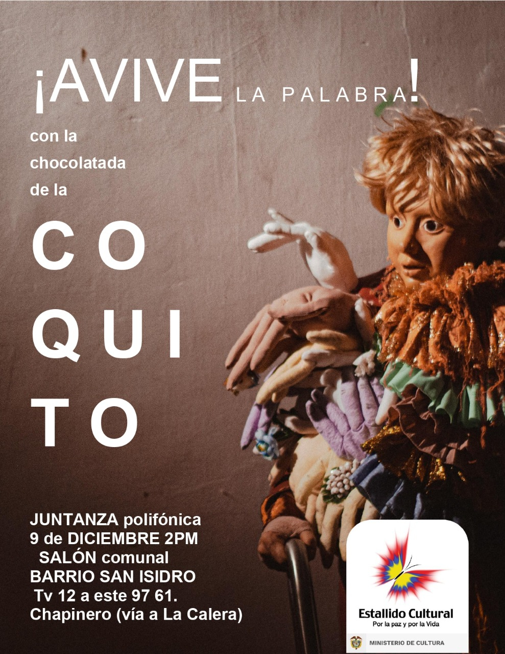 Chocolatada de La Coquito, una “juntanza polifónica”