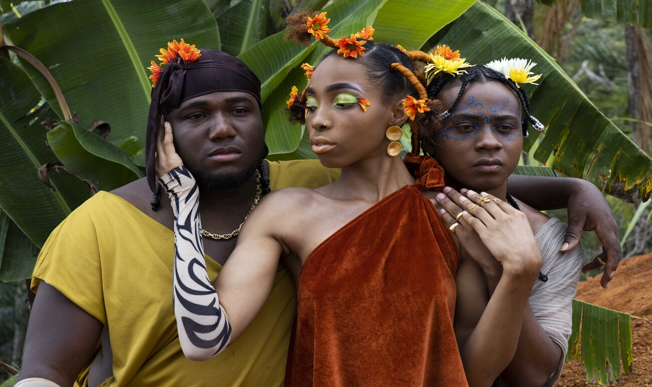 Tres personas afrodescendientes