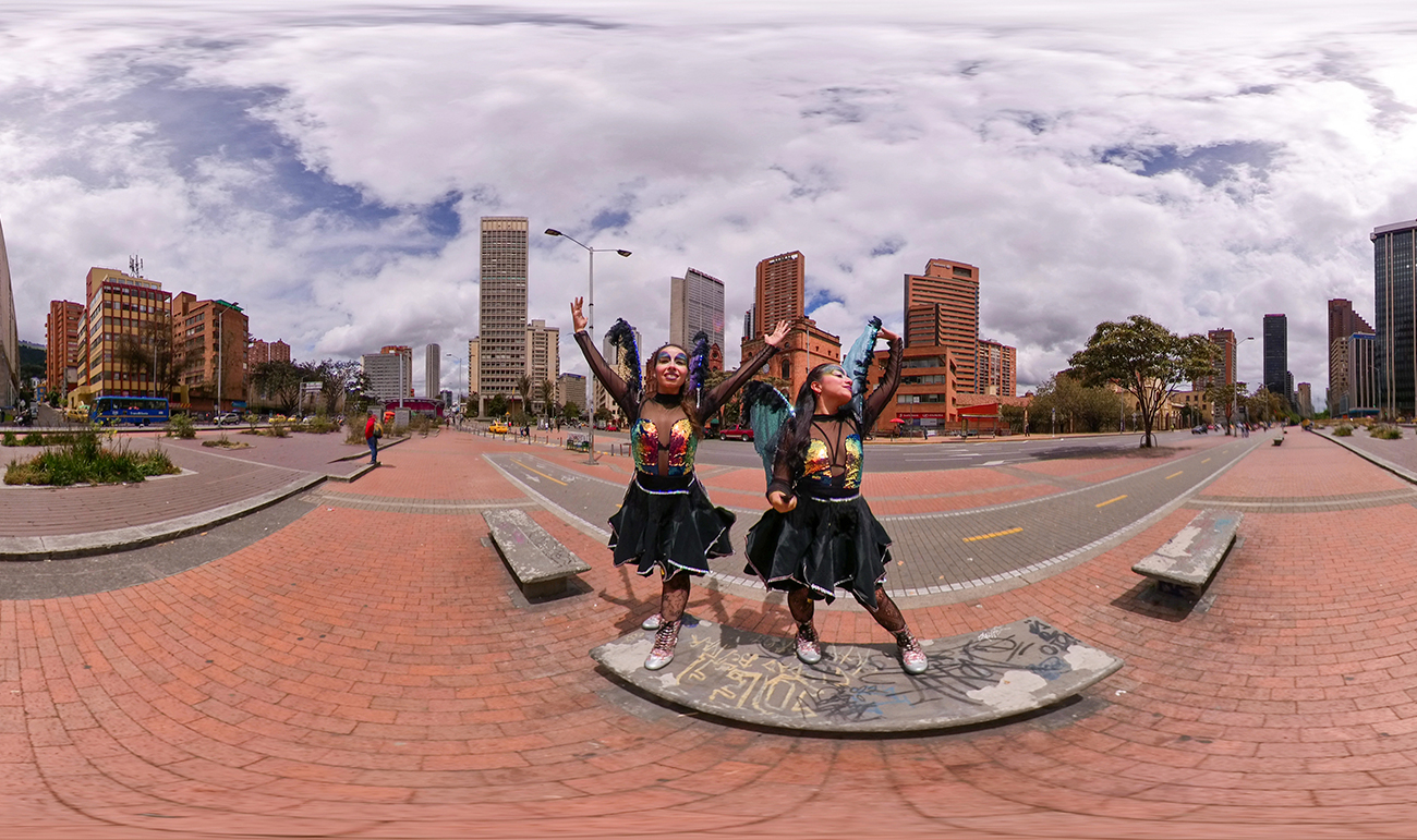 Bailarinas en la calle