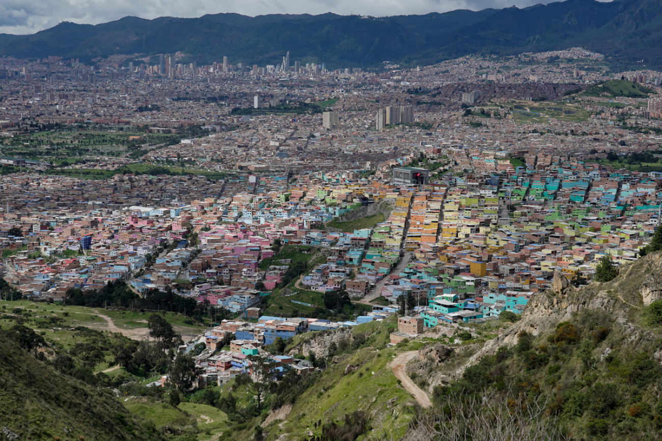Foto panorámica de Bogotá desde Ciudad Bolívar