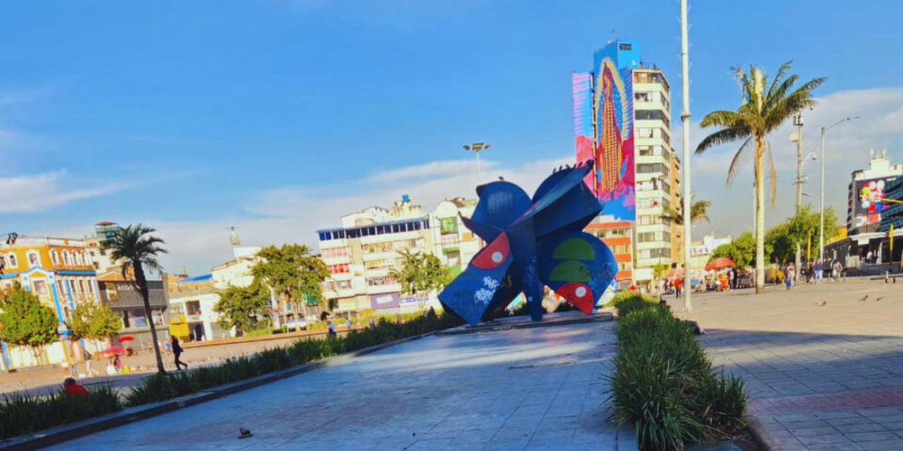Plazoleta de la Mariposa en San Victorino