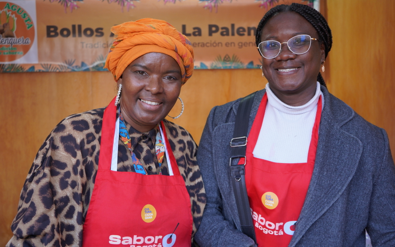 mujeres afro en sabor bogotá
