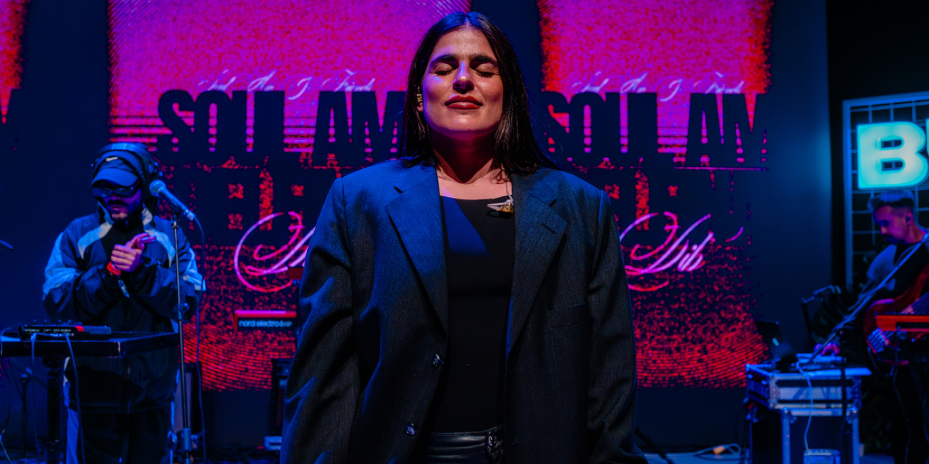 Delfina Dib en showcase