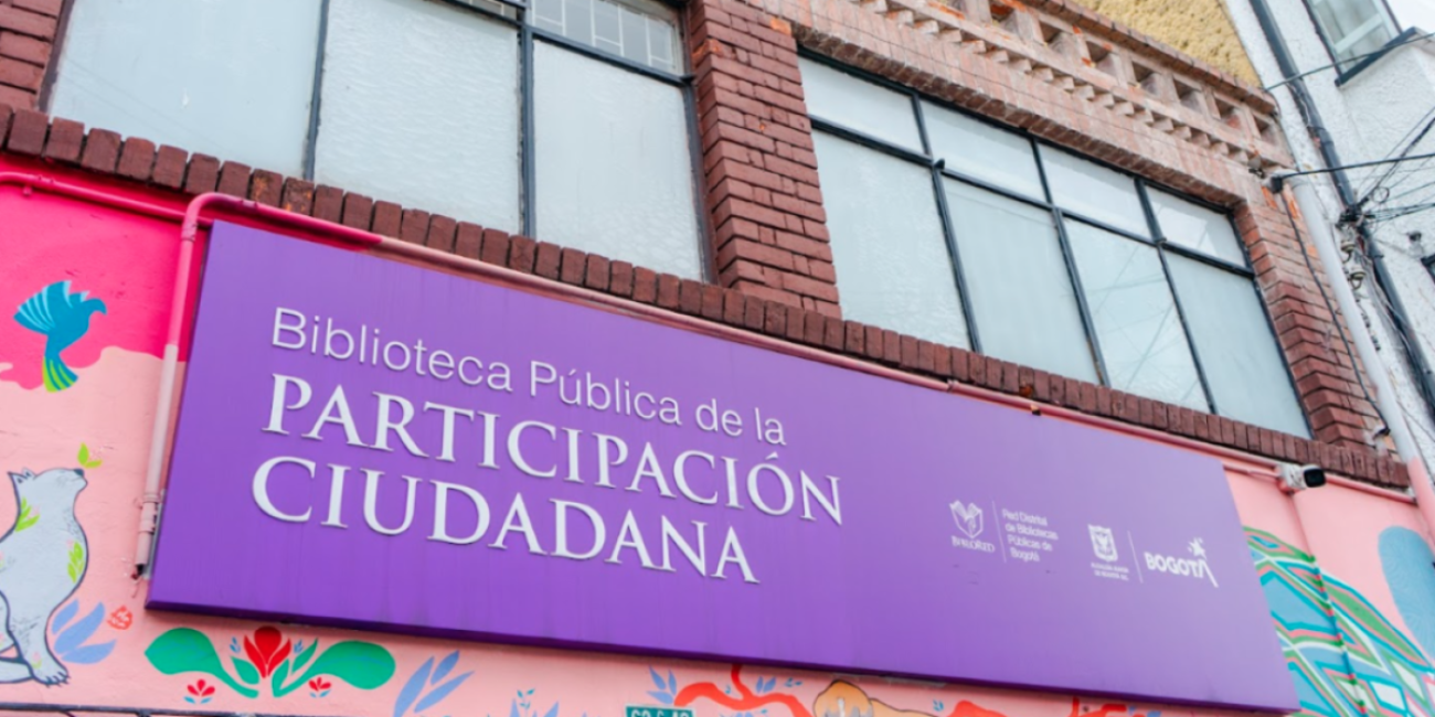 fachada de la Biblioteca Pública de la Participación Ciudadana 