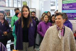 alcaldesa claudia lópez  y secretaria de cultura de Bogotá