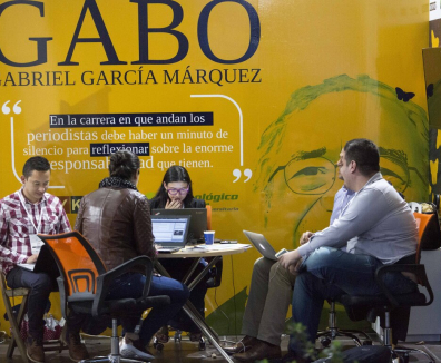 Personas reunidas en Festival Gabo