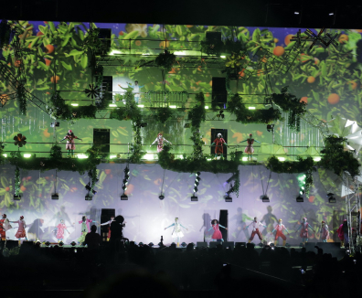 Escenario con luces